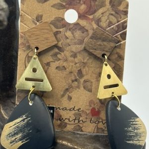 Vintage Black & Gold drops