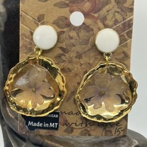 Resin flower drops