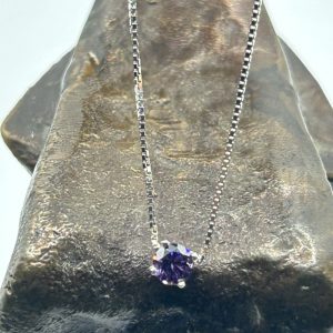 Sterling silver & Amethyst pendant