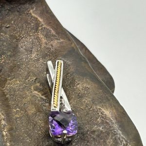Sterling Silver Amethyst pendant