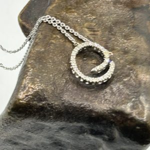 Diamond Swirl pendant