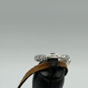 Antique Platinum diamond band