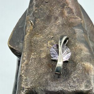 Sterling silver & Lavender pendant