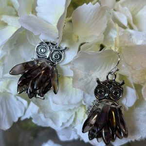 Owls with Glass Feathers
