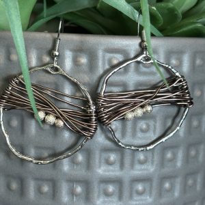 Beaded bronze wraps