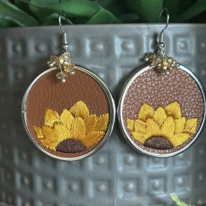Leather sunflowers