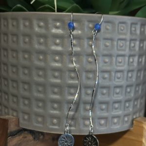 Long swirl dangles
